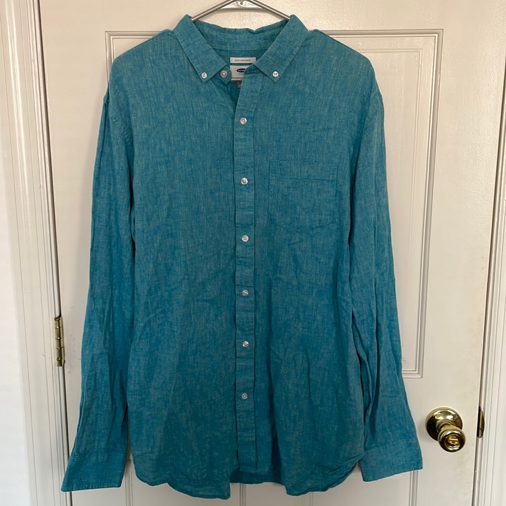 Large lightweight old navy button-up